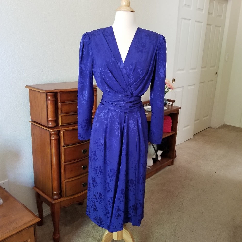 Vintage 100% Silk Neiman Marcus Dress